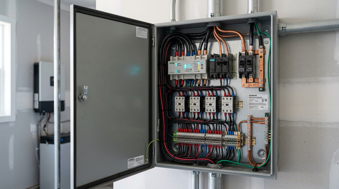 whole home battery islanding ats vs mid
