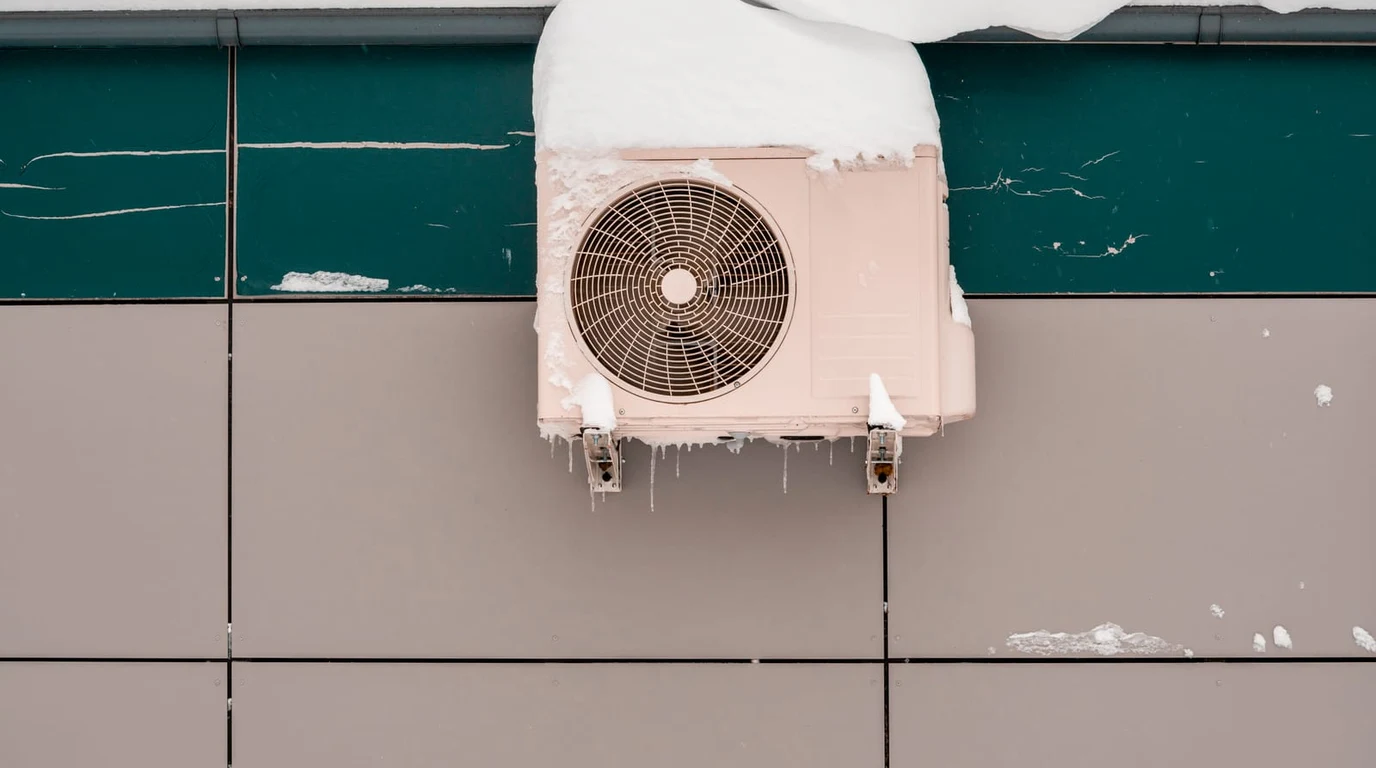 Heat Pump Defrost Cycle Frost Accumulation Outdoor Unit Winter HVAC